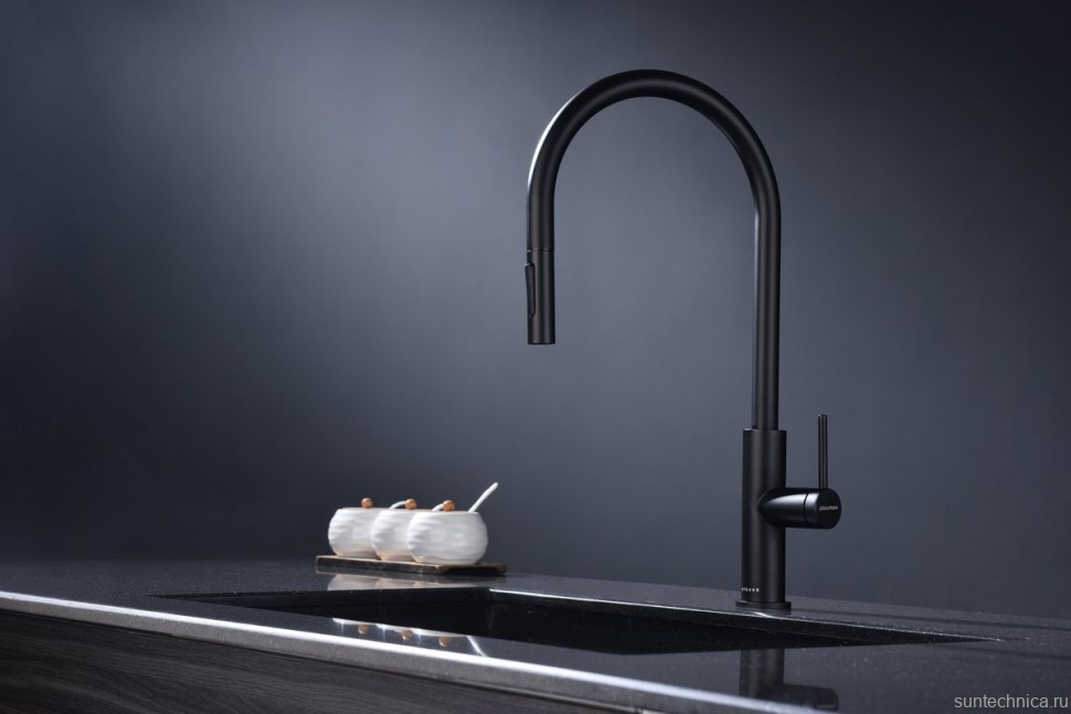 Смеситель для кухни Paulmark Senso Se215180-AN антрацит