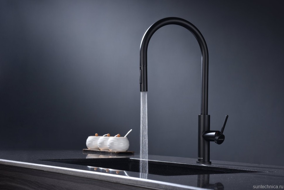 Смеситель для кухни Paulmark Senso Se215180-AN антрацит