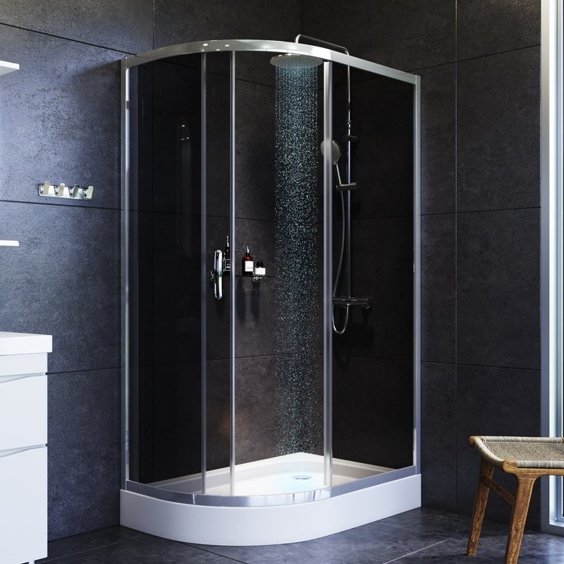 Душевой уголок AM.PM Like W83G-302U120CG 120, тонированное стекло