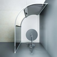 Душевой уголок AM.PM Like W83G-302U120CG 120, тонированное стекло