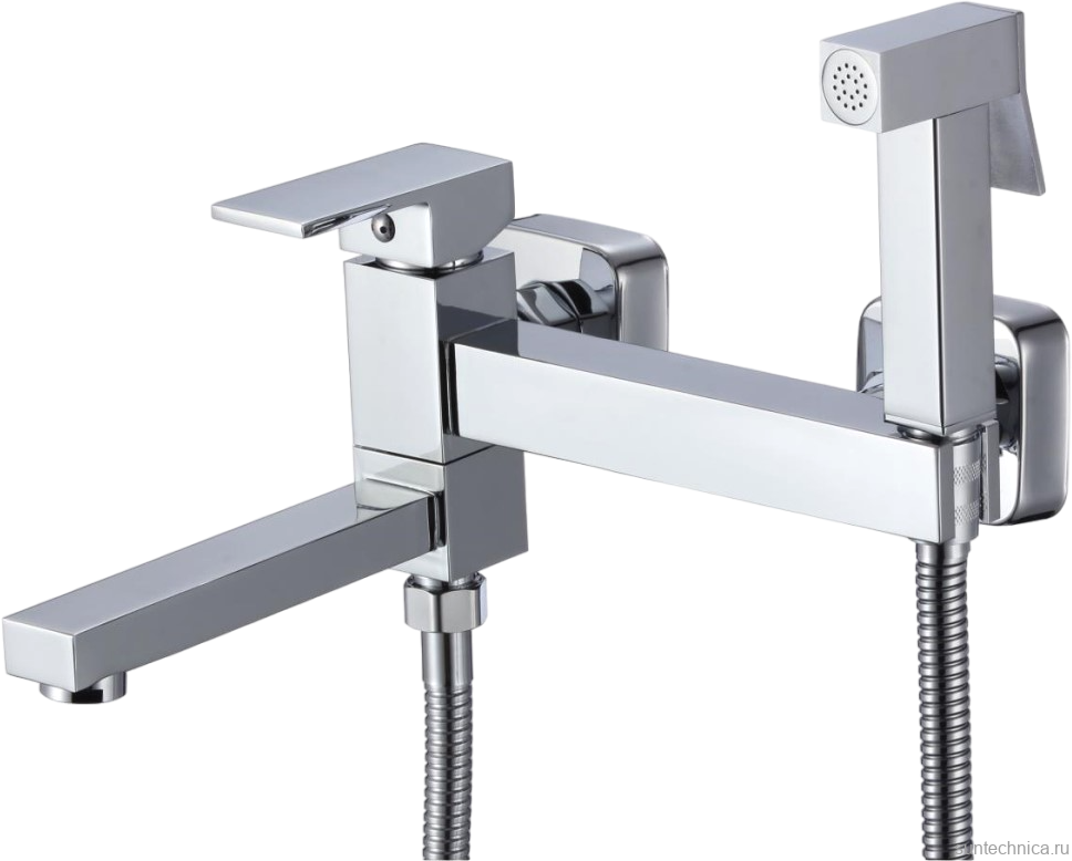 Гигиенический душ D-lin D181201 со смесителем, хром