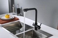 Смеситель для кухни Shevanik S328H черный