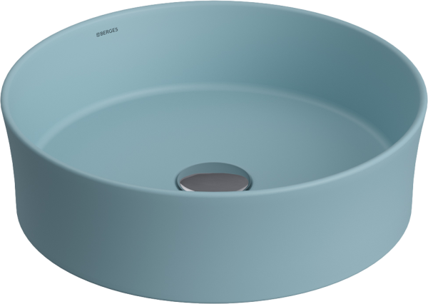 Накладная раковина Berges Ego SL 38 матовая голубая