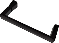 Душевой уголок Abber Schwarzer Diamant AG30130B5-S80B5 130х80, профиль черный, стекло прозрачное