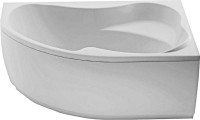 Акриловая ванна Aquanet Capri 00205387 R 170x110 см, угловая, правая, пристенная, белая, асимметричная, с каркасом, с сиденьем