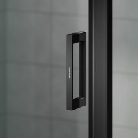Душевой уголок KERAMA MARAZZI Vetro 70х100 см, профиль матовый черный