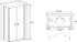 Душевой уголок RGW Passage PA-04+80 см (86-91)x80x185 профиль хром, стекло прозрачное
