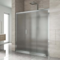Душевая дверь в нишу Kubele DE019 D3-MAT-CH 160 см, профиль хром