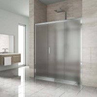 Душевая дверь в нишу Kubele DE019 D3-MAT-CH 160 см, профиль хром