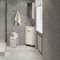 Мебель для ванной комнаты 1MarKa Penta 37x37 белый глянец