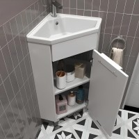 Мебель для ванной комнаты 1MarKa Penta 37x37 белый глянец