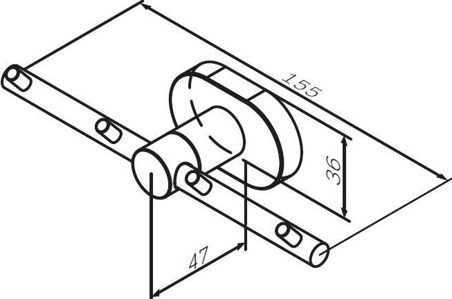 Набор Мыльница AM.PM Sense A7434600 + Стакан A74343400 + Крючок A7435900