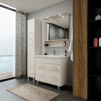 Тумба с раковиной Бриклаер Чили 90 светлая лиственница С Тумба с раковиной Бриклаер Чили 90 светлая лиственница С