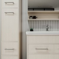 Тумба с раковиной Бриклаер Чили 90 светлая лиственница С Тумба с раковиной Бриклаер Чили 90 светлая лиственница С