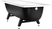 Стальная ванна ВИЗ Reimar R-24901 120x70 см, пристенная, цвет белая орхидея