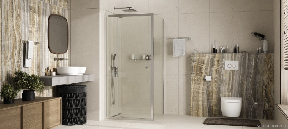 Душевой уголок Wasserkraft Aula 11P17 100x80 см