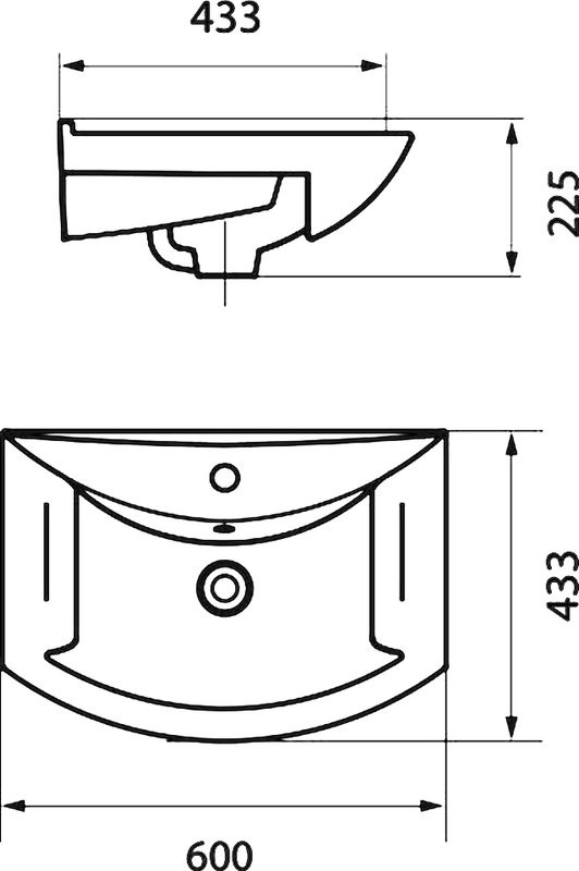 Мебель для ванной комнаты Onika Дельта 60