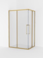 Душевой уголок Cezares Relax RELAX-304-AH-2-120/90-C-BORO 120x90, профиль брашированное золото