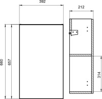 Тумба под раковину Cersanit Melar 40