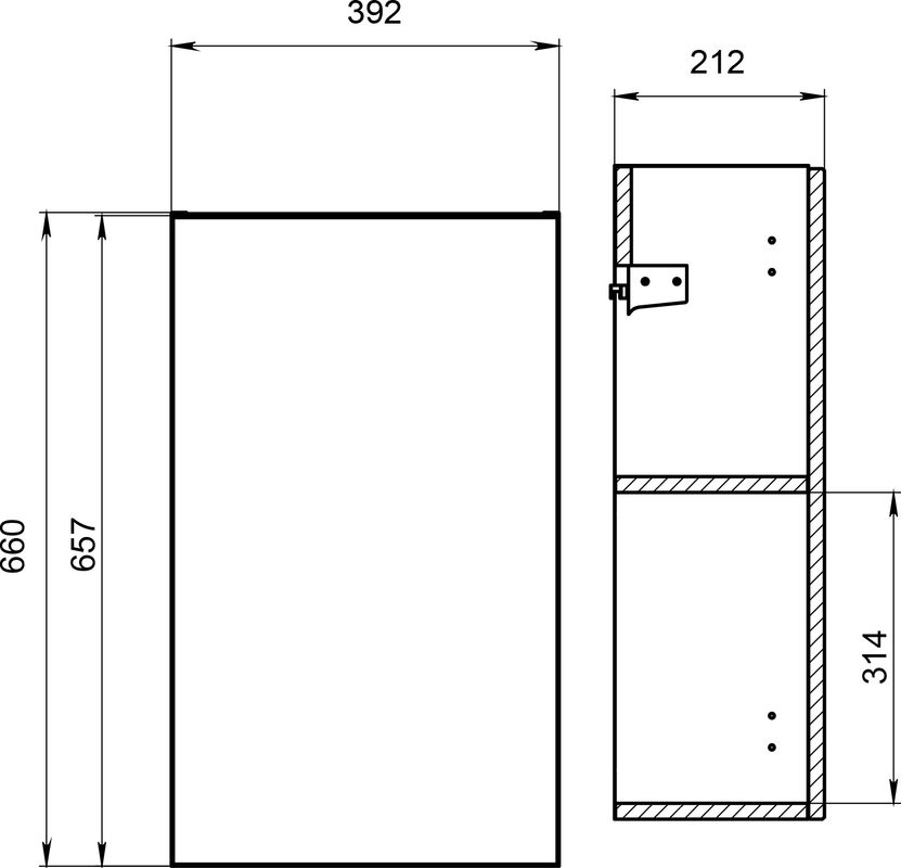 Тумба под раковину Cersanit Melar 40