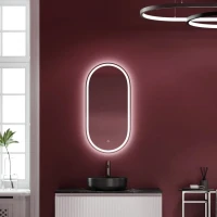 Зеркало Sancos Oval 45 с фронтальной подсветкой Зеркало Sancos Oval 45 с фронтальной подсветкой