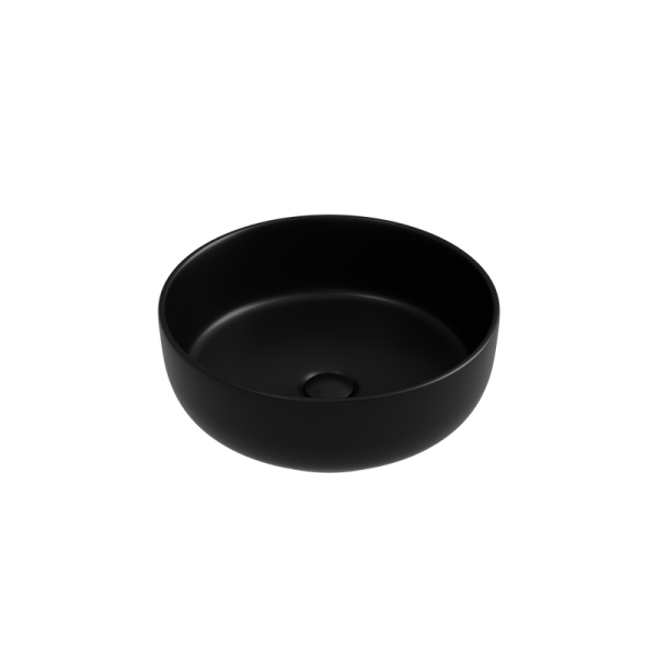 Накладная раковина Ceramicanova Taycan CN12003MB 37х37 матовая черная