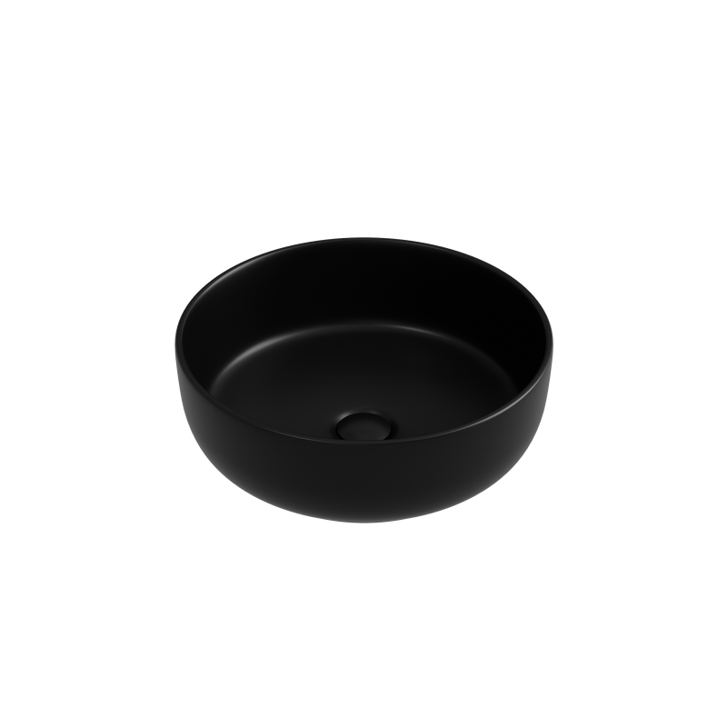Накладная раковина Ceramicanova Taycan CN12003MB 37х37 матовая черная