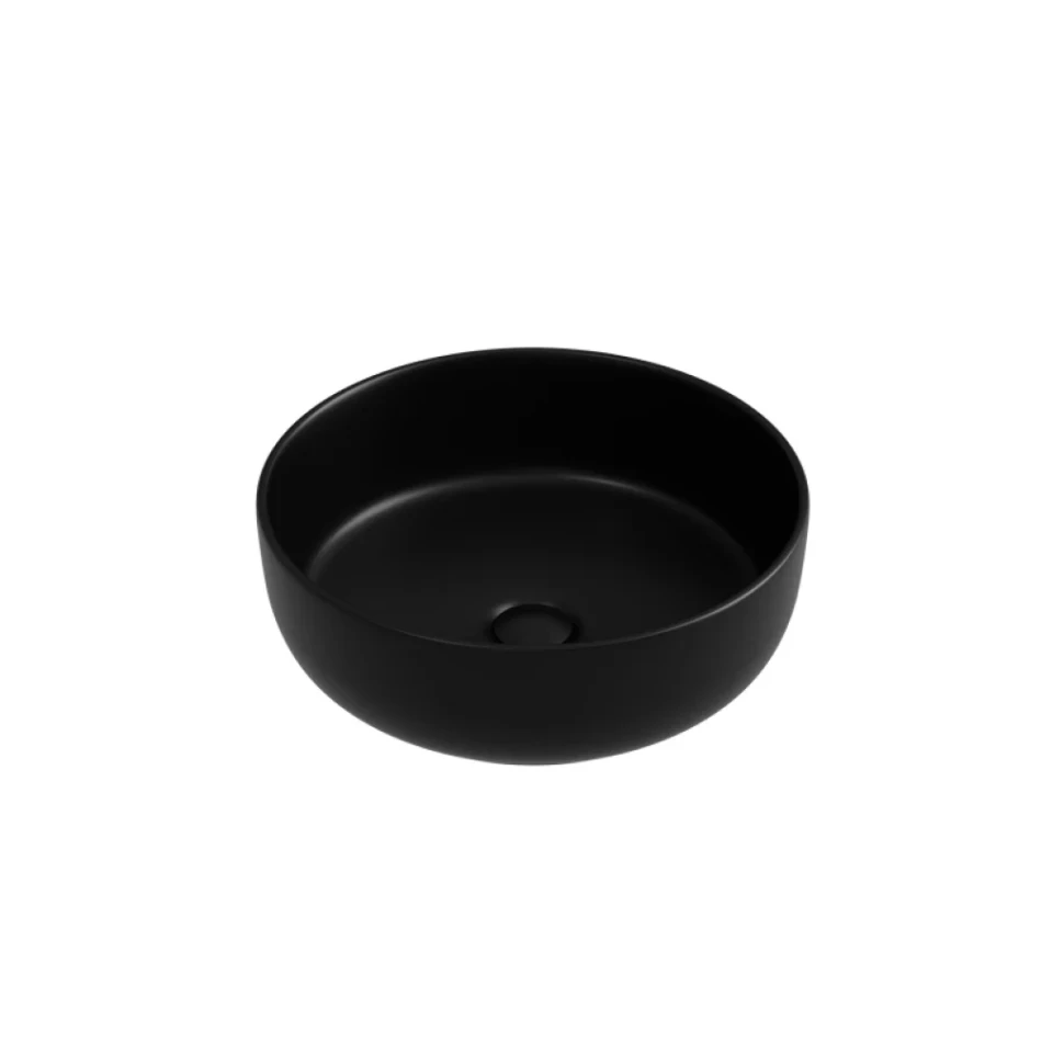 Накладная раковина Ceramicanova Taycan CN12003MB 37х37 матовая черная