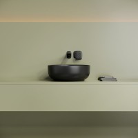Накладная раковина Ceramicanova Taycan CN12003MB 37х37 матовая черная