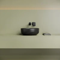 Накладная раковина Ceramicanova Taycan CN12003MB 37х37 матовая черная
