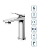 Смеситель для раковины BelBagno Unique UNIQUE-LVM-CRM-W0 хром Смеситель для раковины BelBagno Unique UNIQUE-LVM-CRM-W0 хром