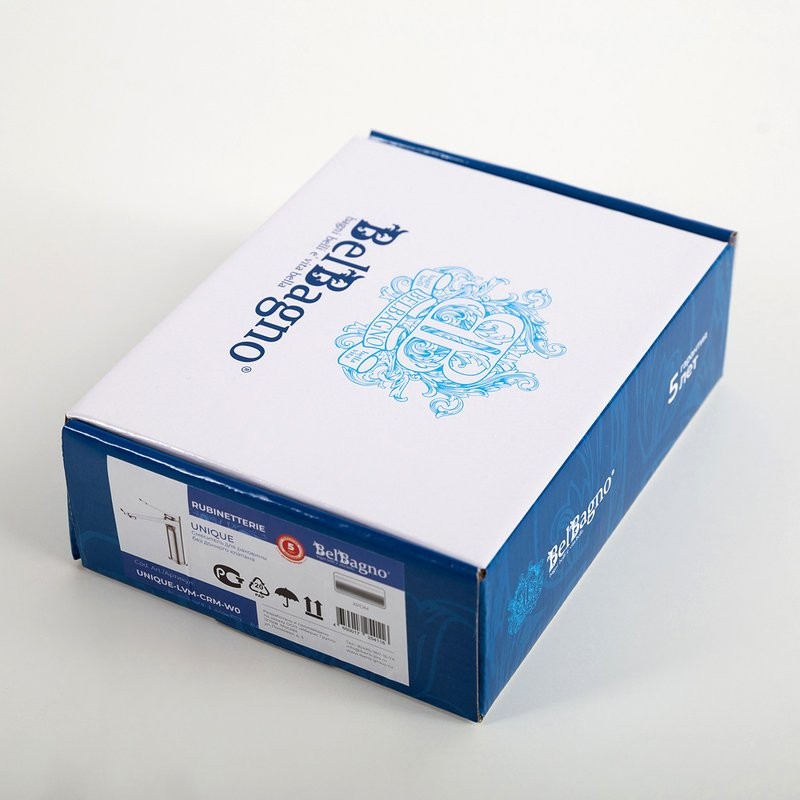 Смеситель для раковины BelBagno Unique UNIQUE-LVM-CRM-W0 хром