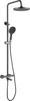 Душевая стойка Rose R3936T оружейная сталь