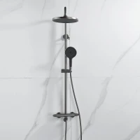 Душевая стойка Rose R3936T оружейная сталь Душевая стойка Rose R3936T оружейная сталь