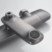 Душевая стойка Rose R3936T оружейная сталь