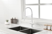 Смеситель для кухни Gravity, белый матовый, Gr213888-WH, Starke-Paulmark Смеситель для кухни Gravity, белый матовый, Gr213888-WH, Starke-Paulmark