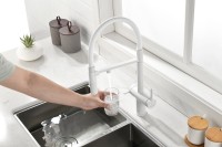 Смеситель для кухни Gravity, белый матовый, Gr213888-WH, Starke-Paulmark Смеситель для кухни Gravity, белый матовый, Gr213888-WH, Starke-Paulmark