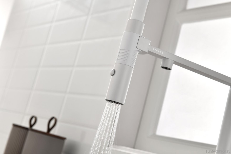 Смеситель для кухни Gravity, белый матовый, Gr213888-WH, Starke-Paulmark