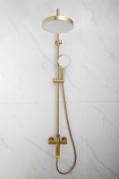 Душевая стойка BELZ B812 B24812-5 брашированное золото