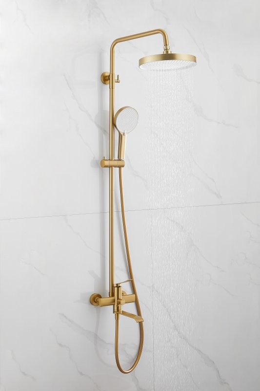 Душевая стойка BELZ B812 B24812-5 брашированное золото