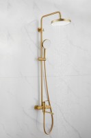 Душевая стойка BELZ B812 B24812-5 брашированное золото