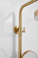 Душевая стойка BELZ B812 B24812-5 брашированное золото