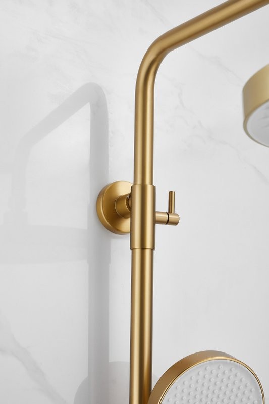 Душевая стойка BELZ B812 B24812-5 брашированное золото