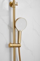 Душевая стойка BELZ B812 B24812-5 брашированное золото