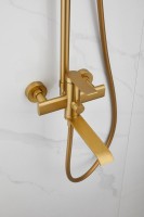 Душевая стойка BELZ B812 B24812-5 брашированное золото