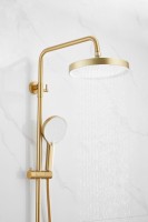 Душевая стойка BELZ B812 B24812-5 брашированное золото