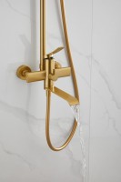 Душевая стойка BELZ B812 B24812-5 брашированное золото