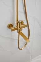 Душевая стойка BELZ B812 B24812-5 брашированное золото