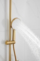 Душевая стойка BELZ B812 B24812-5 брашированное золото