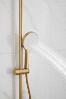 Душевая стойка BELZ B812 B24812-5 брашированное золото